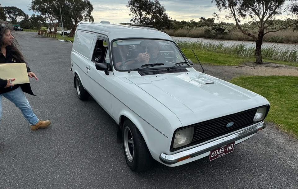 Ford van white panel van